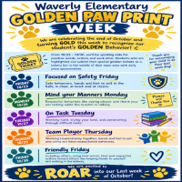 Golden Paw Print Week